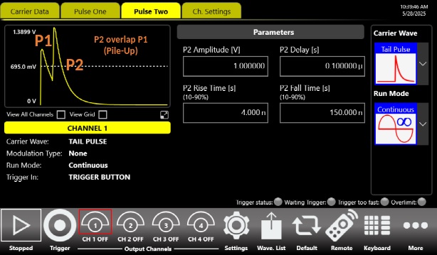 Tail Pulse and Pile-up Random Pulse Generator 2 Tail Pulse and Pile-up